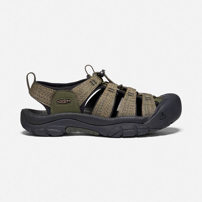 Keen Newport H2 Trekkingsandalen Herren DE-61287 Forest Night/Black - Keen Herrenschuhe Olivgrün